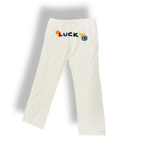 Lucky Brand women White sweatpants - Picture 1 of 3